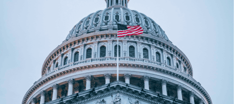 US politics capitol building visualization